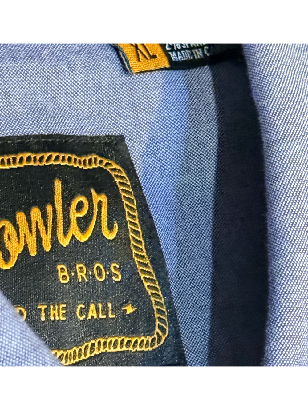 Howler Brothers - Crosscut Deluxe: Noche de Paz: Indigo Chambray - XL NWT - Picture 5 of 8